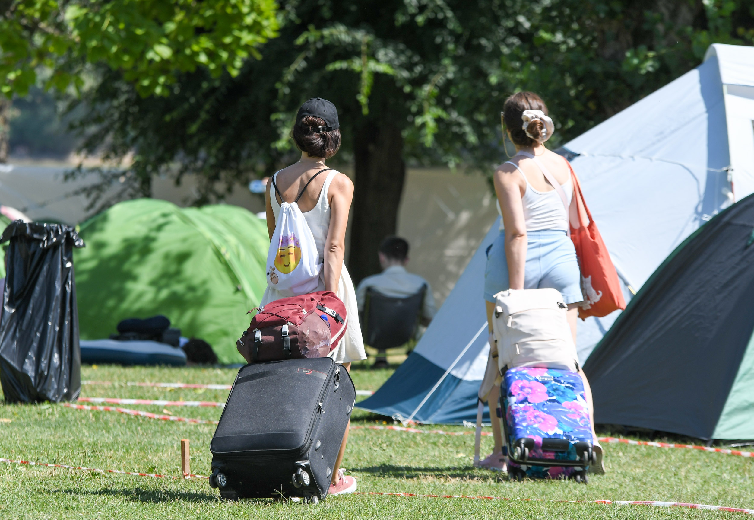 Novi Sad 11. jul 2024. Muzicki festival EXIT (Egzit) na Petrovaradinskoj tvrdjavi, kamp Foto:Nenad Mihajlović/Nova.rs