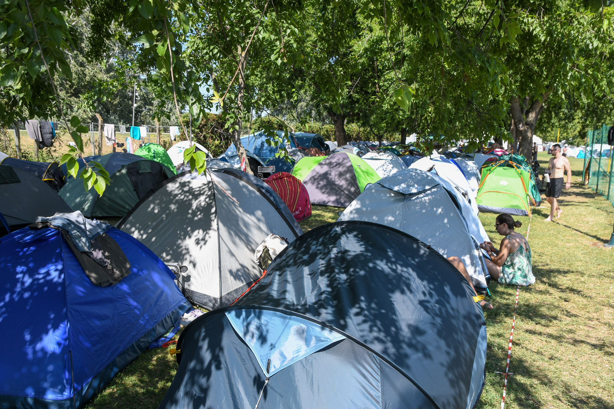 Novi Sad 11. jul 2024. Muzicki festival EXIT (Egzit) na Petrovaradinskoj tvrdjavi, kamp Foto:Nenad Mihajlović/Nova.rs