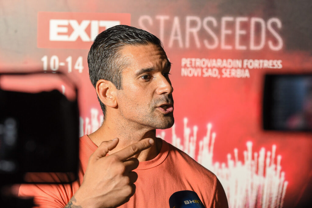 Novi Sad 11. jul 2024. Stefanos Sifandos Muzički festival Exit (Egzit) na Petrovaradinskij tvrdjavi drugo veče Foto:Nenad Mihajlović/Nova.rs