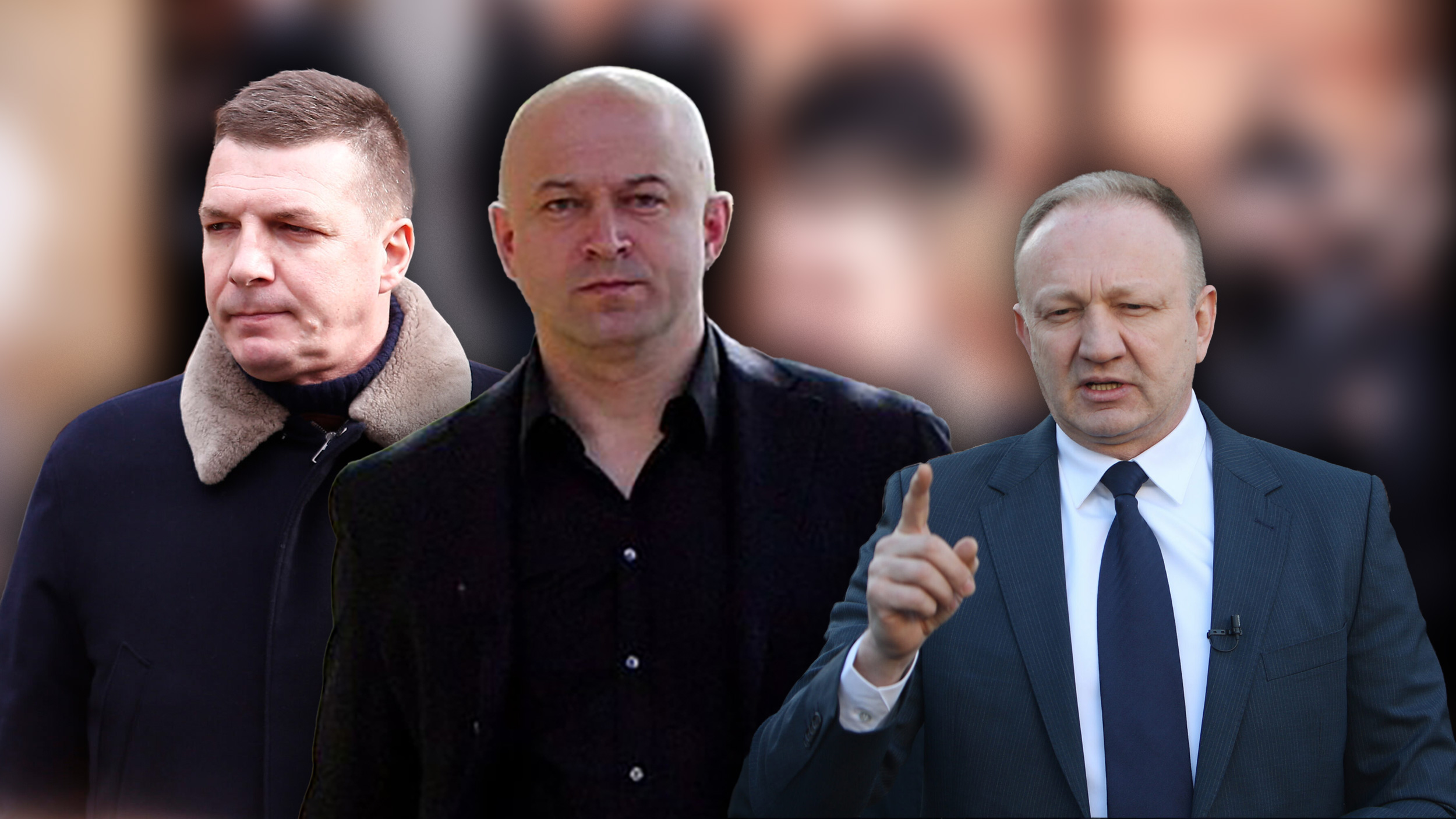 Andrej Vučić, Zvonko Veselinović, Dragan Djilas