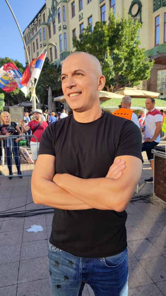 Beograd 10. avgust 2024. Protest protiv rudarenja litijuma i projekta "Jadar" kompanije "Rio Tinto" u Beogradu, na Terazijama Foto:Nova.rs