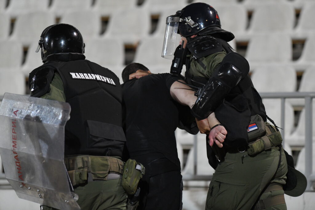 Beograd 23. septembar 2024. Fudbalski večiti derbi Partizan vs Crvena zvezda na stadionu Partizana u Humskoj Foto:Amir Hamzagić/Nova.rs