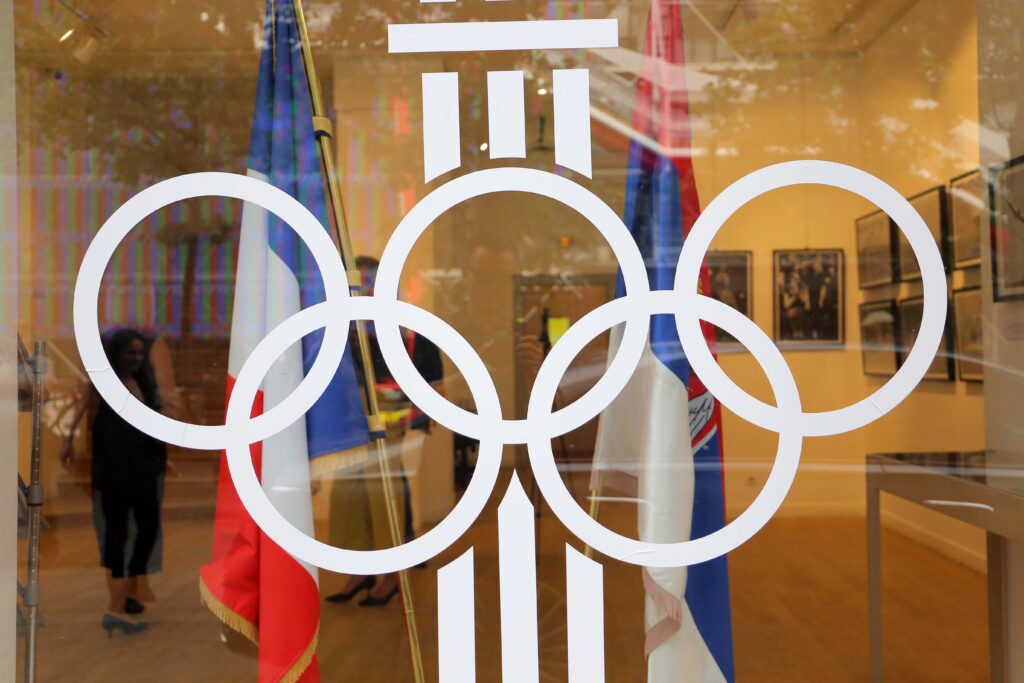 otvaranja izložbe Sport u umetnosti. Umetnost sporta koje je održano sinoć u Kulturnom centru Srbije u Parizu.