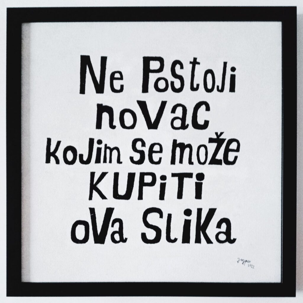 Izložba "Najpovoljnija rasprodaja remek-dela hiperrealizma" Jadrana Krnajskog
Likovna galerija Kolarčeve zadužbine, Jadran Krnajski