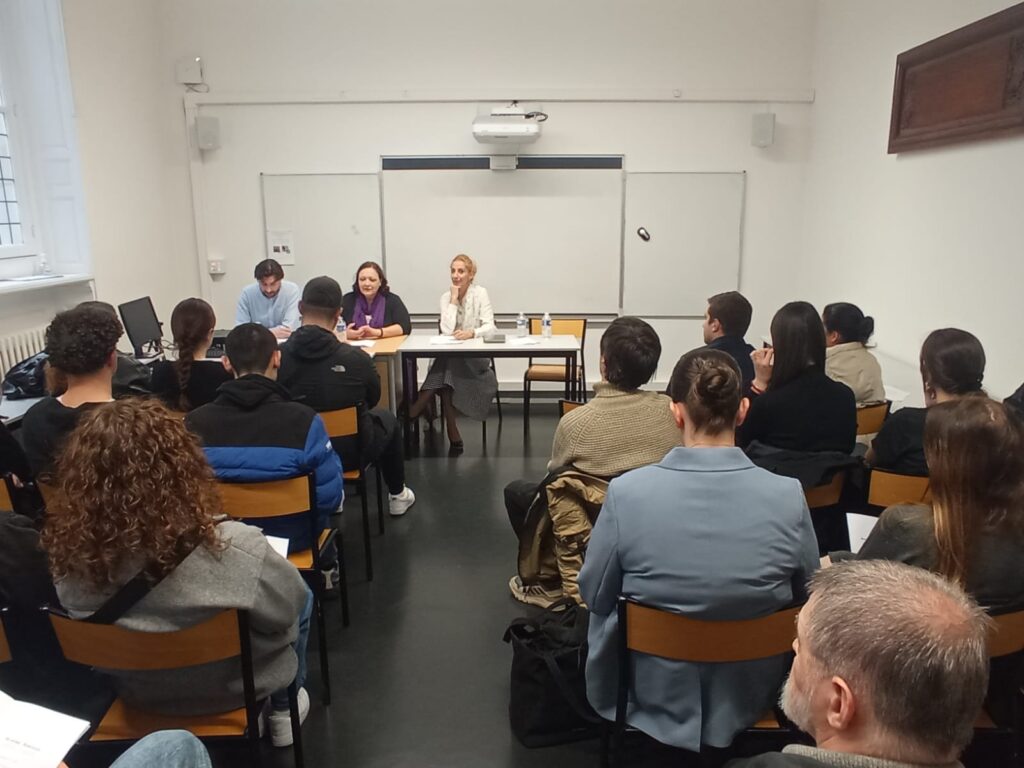Jelena Lengold i Aleksandar Baljak
na književnoj turneji u Francuskoj