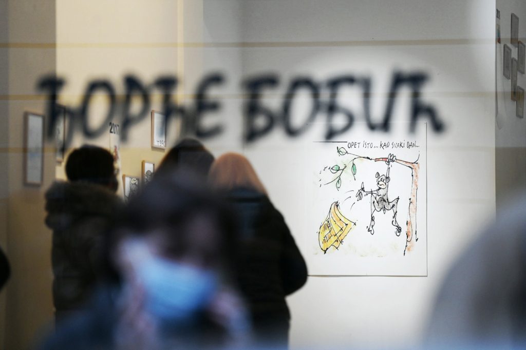 BEOGRAD 20.04.2021 Đorđe Bobić, izlozba, galerija Haos foto:Vesna Lalić/Nova.rs