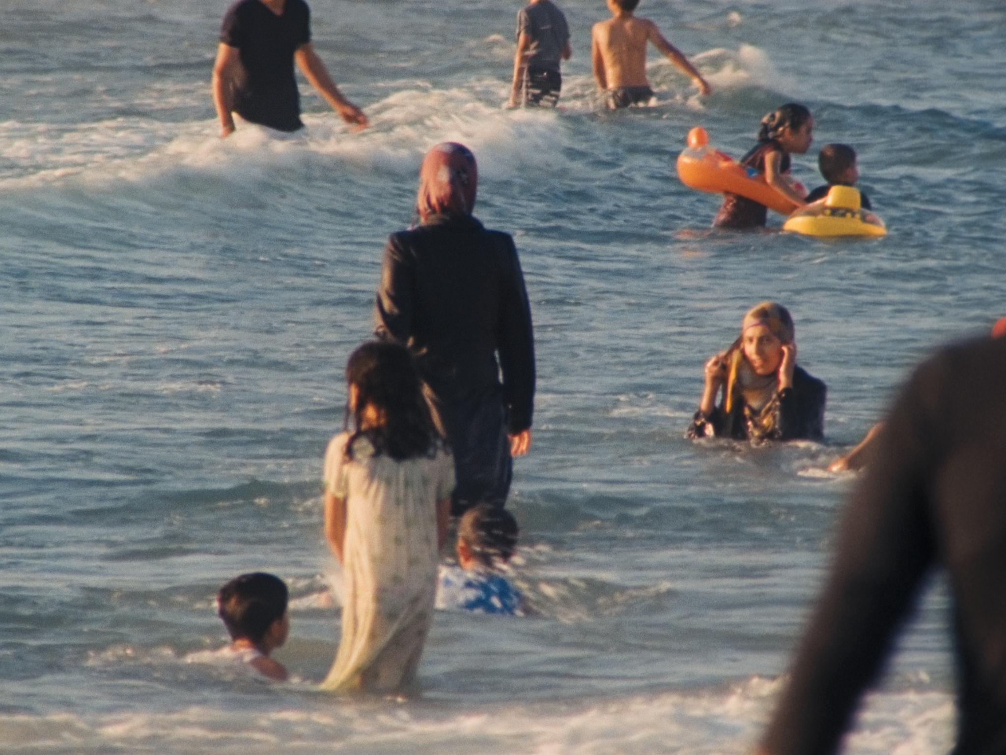 Rosalind Nashashibi , Still from Electrical Gaza, 2015, 16mm film transferred to HD, duration 17 minutes.