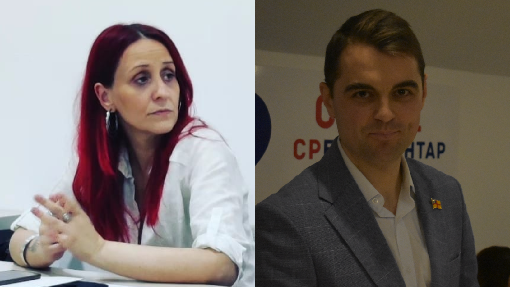 Rosa Drmonjić (SSP) i Slobodan Petrović (SRCE) Foto Privatna arhiva, Sanja Petrov