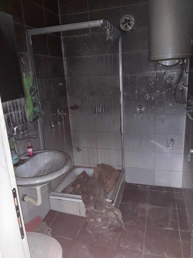 Gadžin Han, požar u stanu, izgoreo stan, Tomislava Cvetanović Durković Foto: Privatna arhiva