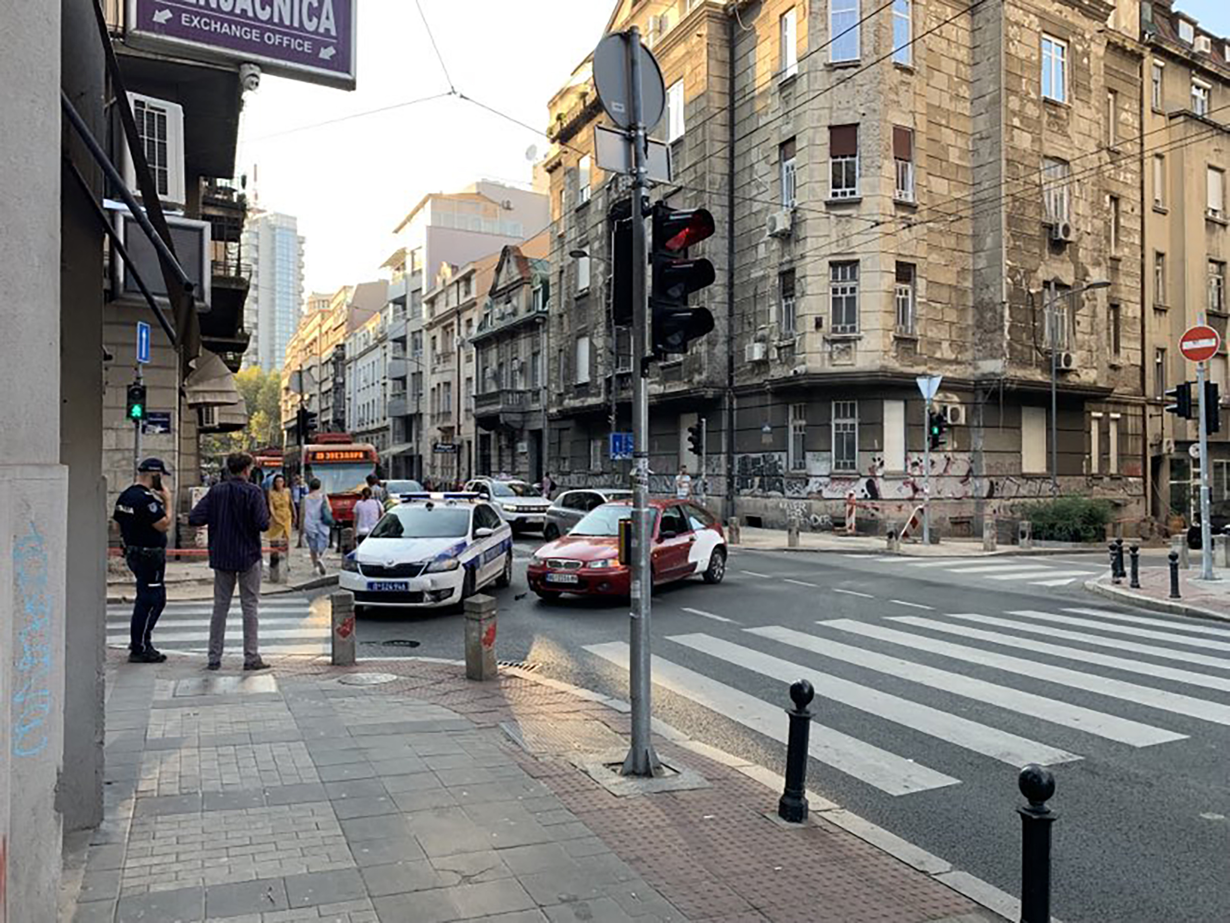 Beograd, sudar, policija
