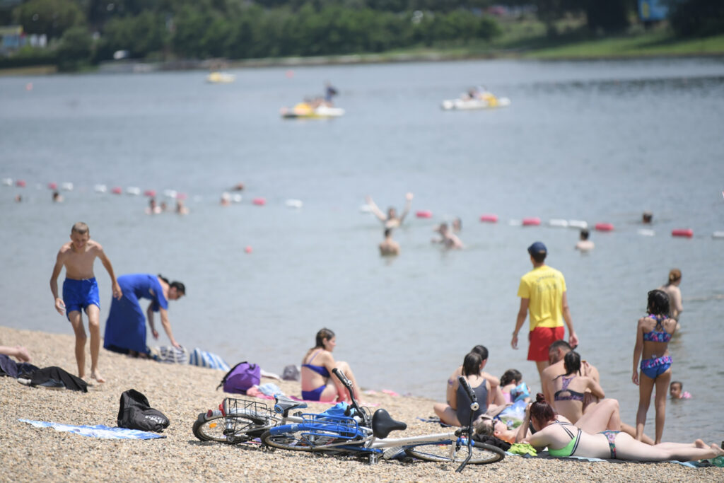 Beograd 10.07.2023. Vrućina u Srbiji, lepo vreme, vremenska prognoza, prognoza vremena, leto, vrućina Foto: Dragan Mujan/Nova.rs ada ciganlija kupači