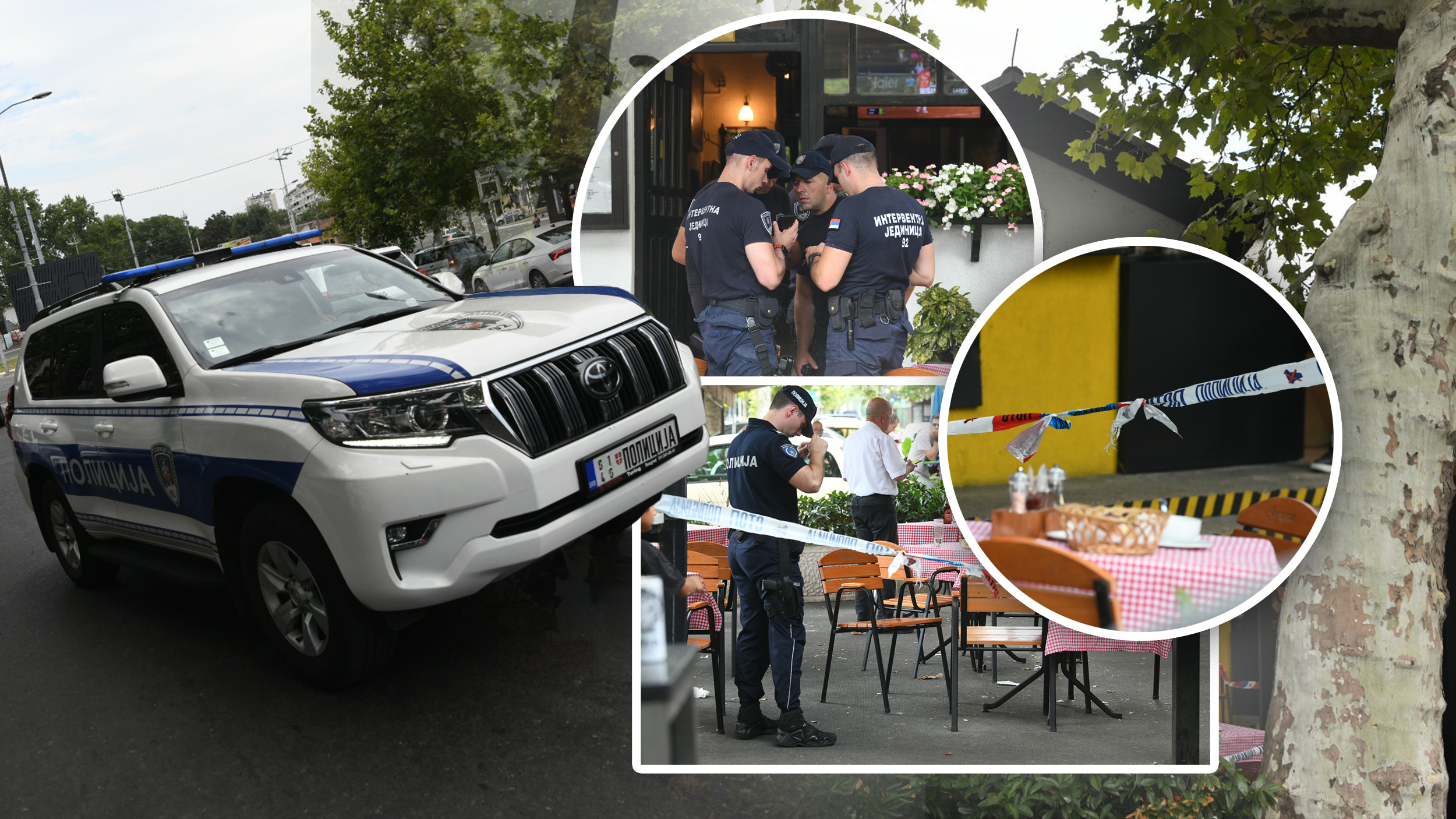 Ranjeni policajac suspendovan jer je bio pozitivan na narkotike; pucnjava u restoranu kod Autokomande; Bojan T.