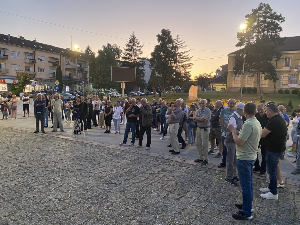 Gornji Milanovac, 08.09.2023. Protest Gornji Milanovac protiv nasilja Foto: Ljubica Sokić/Nova.rs