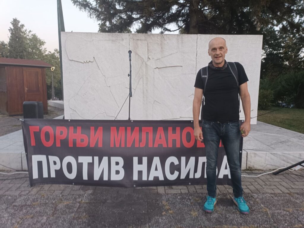 Gornji Milanovac, 08.09.2023. Protest Gornji Milanovac protiv nasilja Foto: Ljubica Sokić/Nova.rs