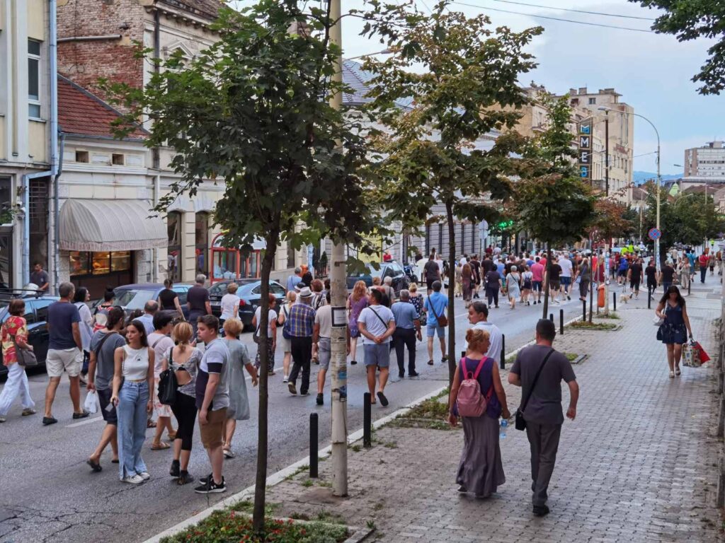 Kragujevac, 21.07.2023. Protest u Kragujevcu, Kragujevac protiv nasilja Foto: Aleksandar Petrović/Nova.rs