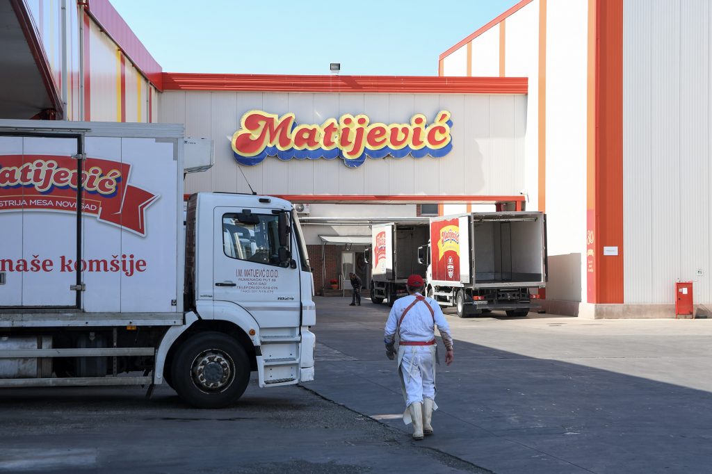 Novi Sad 25.03.2022 Industrija mesa Matijevic  foto Nenad Mihajlovic