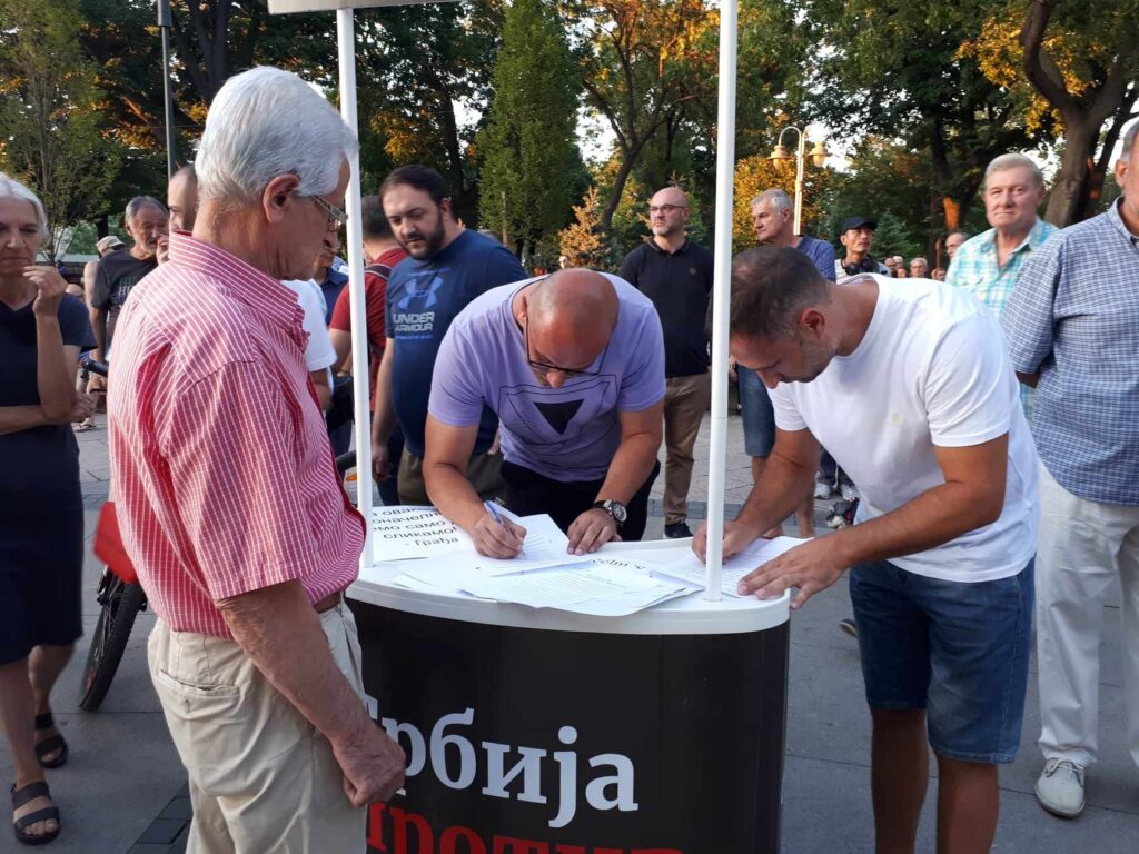 Niš 28.07.2023. Niš protiv nasilja, protest Foto: Miljana Isailović/Nova.rs