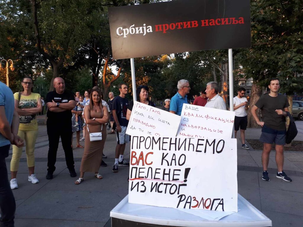 Niš 28.07.2023. Niš protiv nasilja, protest Foto: Miljana Isailović/Nova.rs