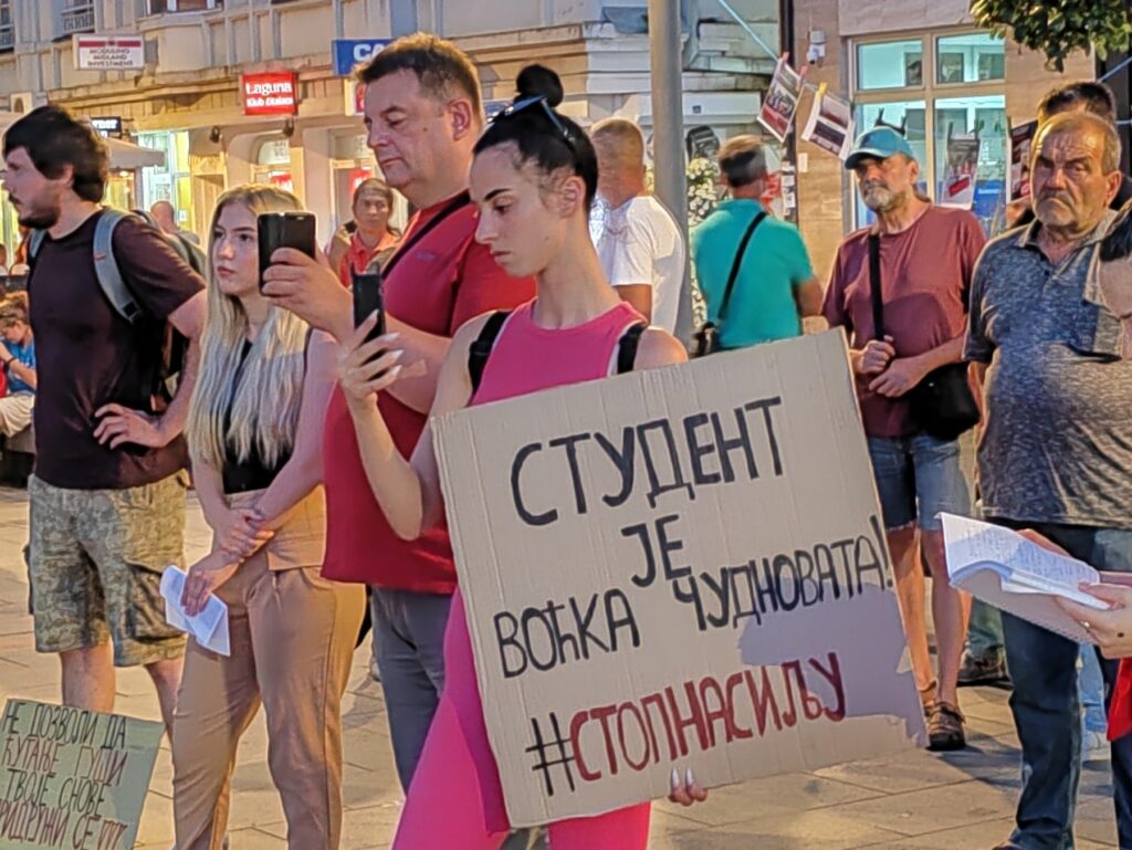 Čačak protiv nasilja protest
