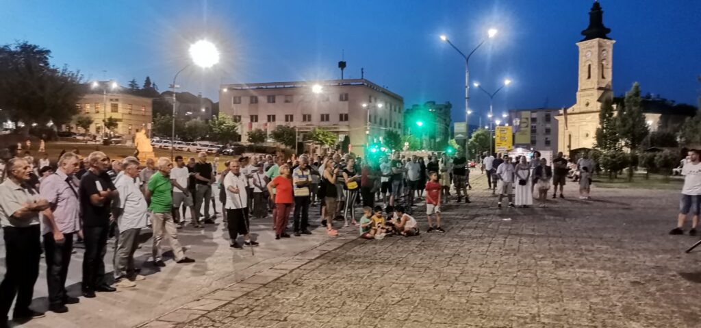 Gornji Milanovac protest
