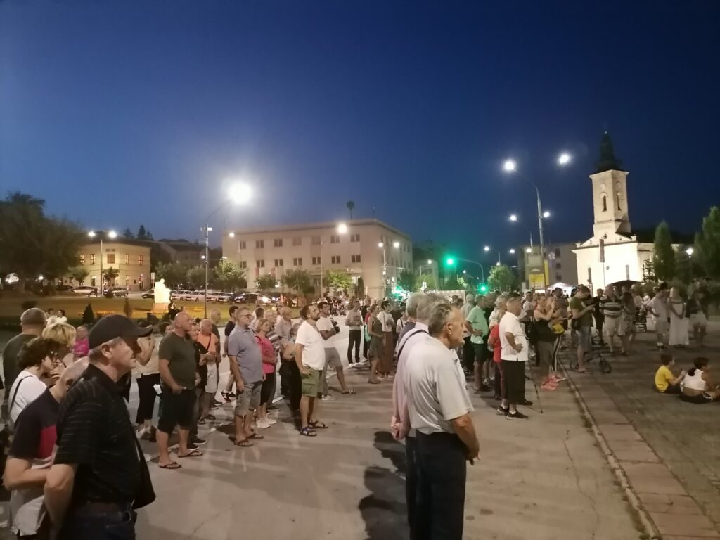 Gornji Milanovac protest