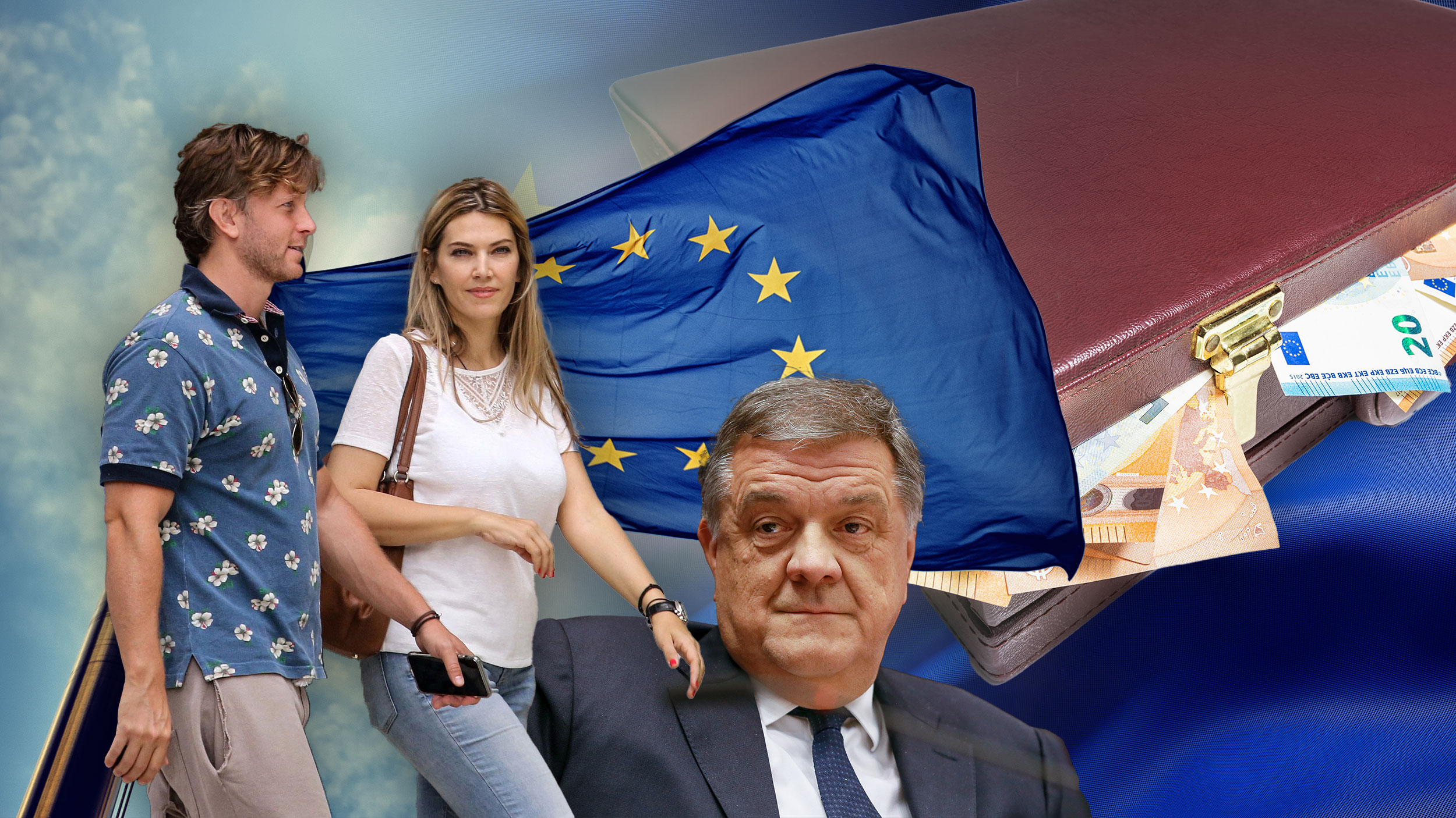 Antonio Panceri, Eva Kaili , EU Francesco Giorgi,