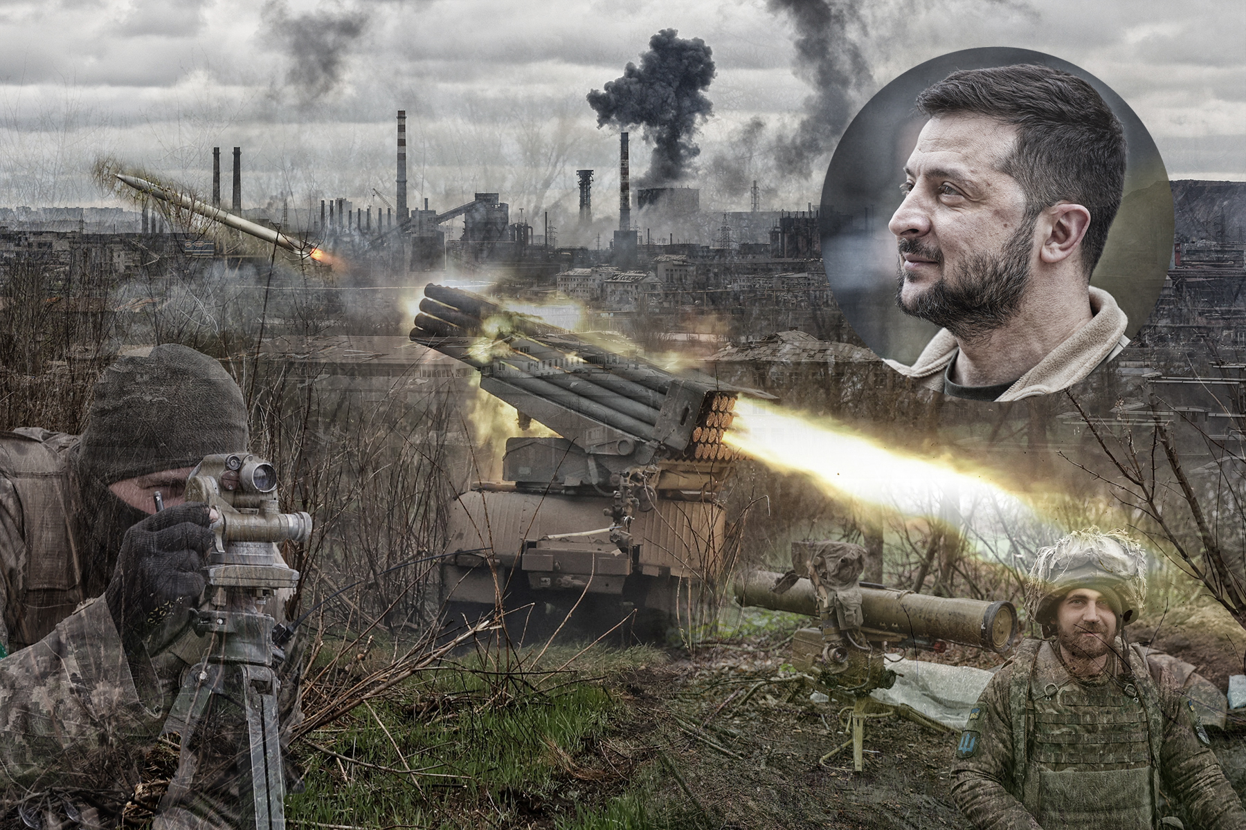 Russia’s attack on Ukraine continues, in Kharkiv region kombo ukraina ukraine zelenski