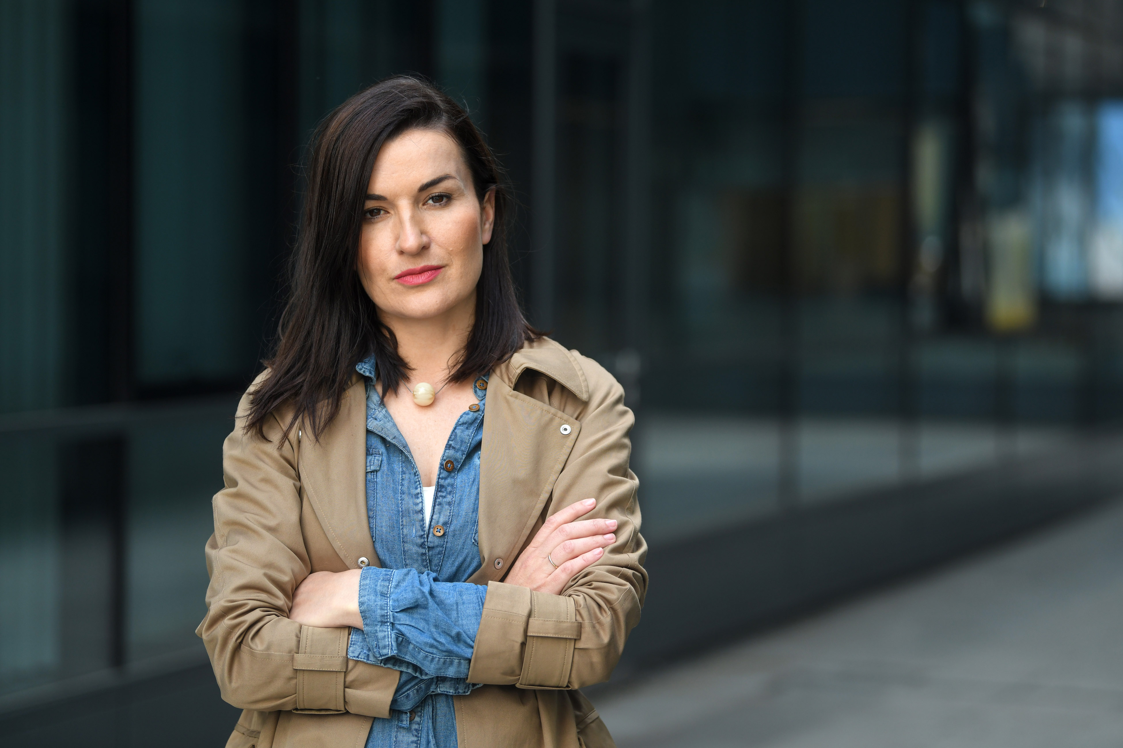 Beograd 29.04.2021. Jelena Obućina, novinarka i voditeljka, emisija Pregled dana, Newsmax Adria
Foto: Nemanja Jovanović/Nova.rs
