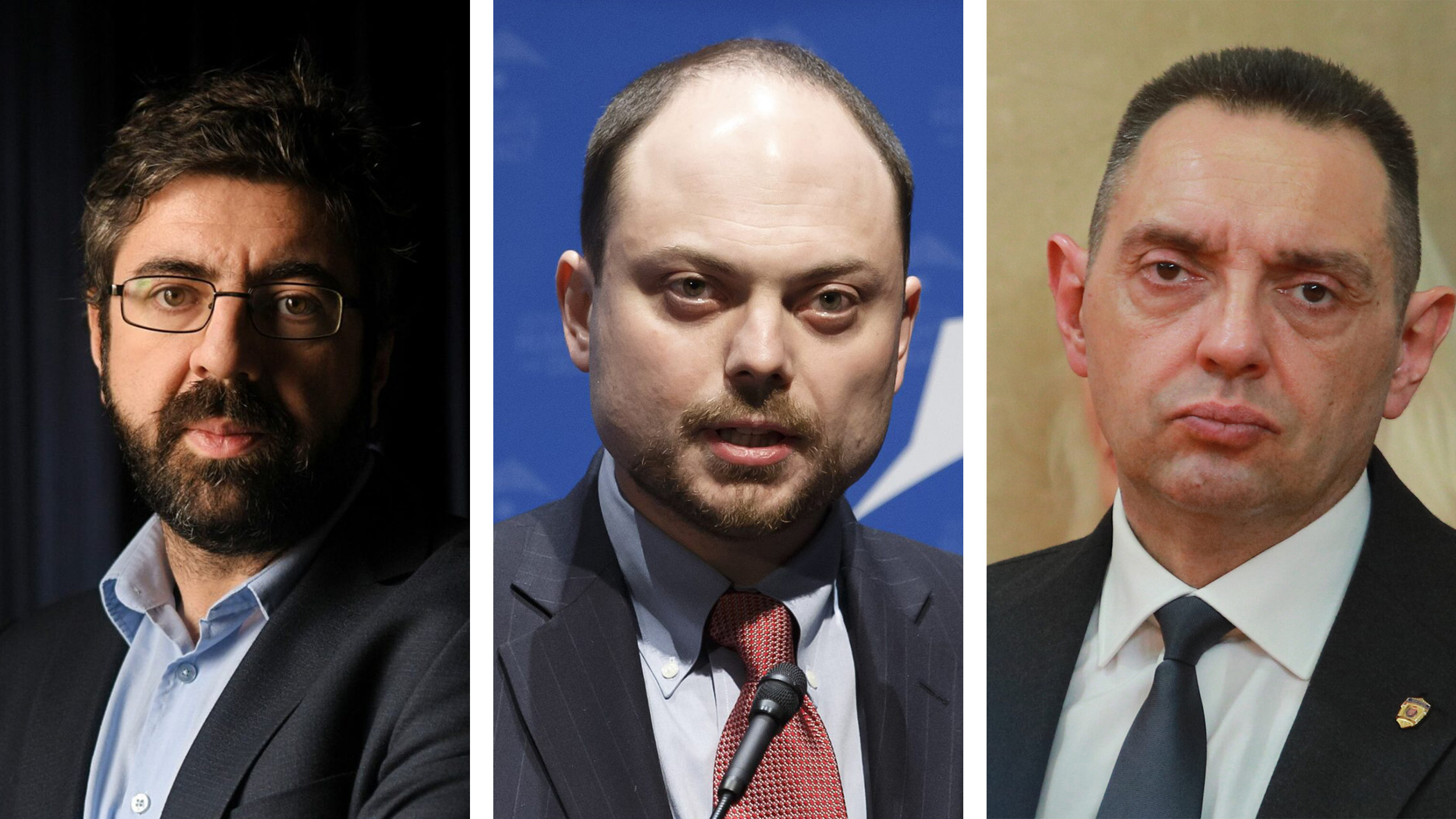 Radomir Lazović, Vladimir Kara Murza i Aleksandar Vulin