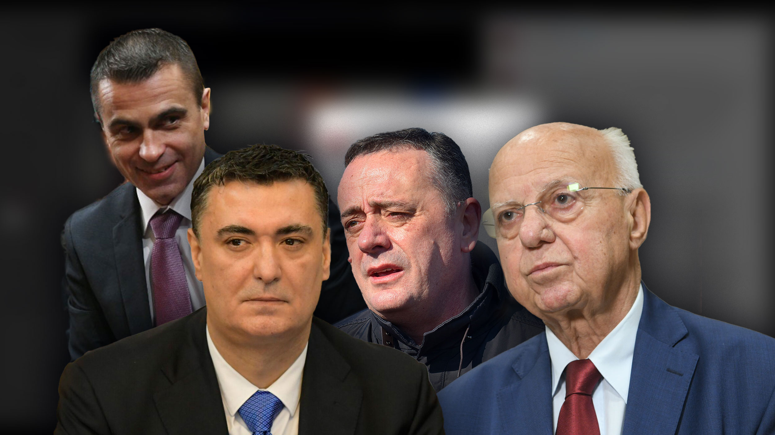 Toma Fila, Rade Basta, Đorđe Milićević i Aleksandar Antić