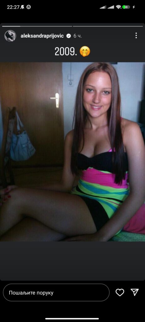 Aleksandra Prijović Foto: Instagram/aleksandraprijovic