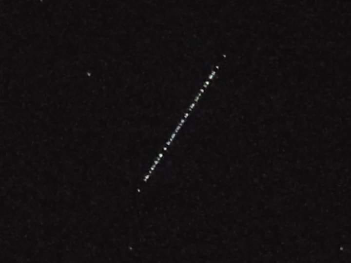 StarLink sateliti, SpaceX, satelit Foto: Facebook/Hrvatski astronomski savez﻿