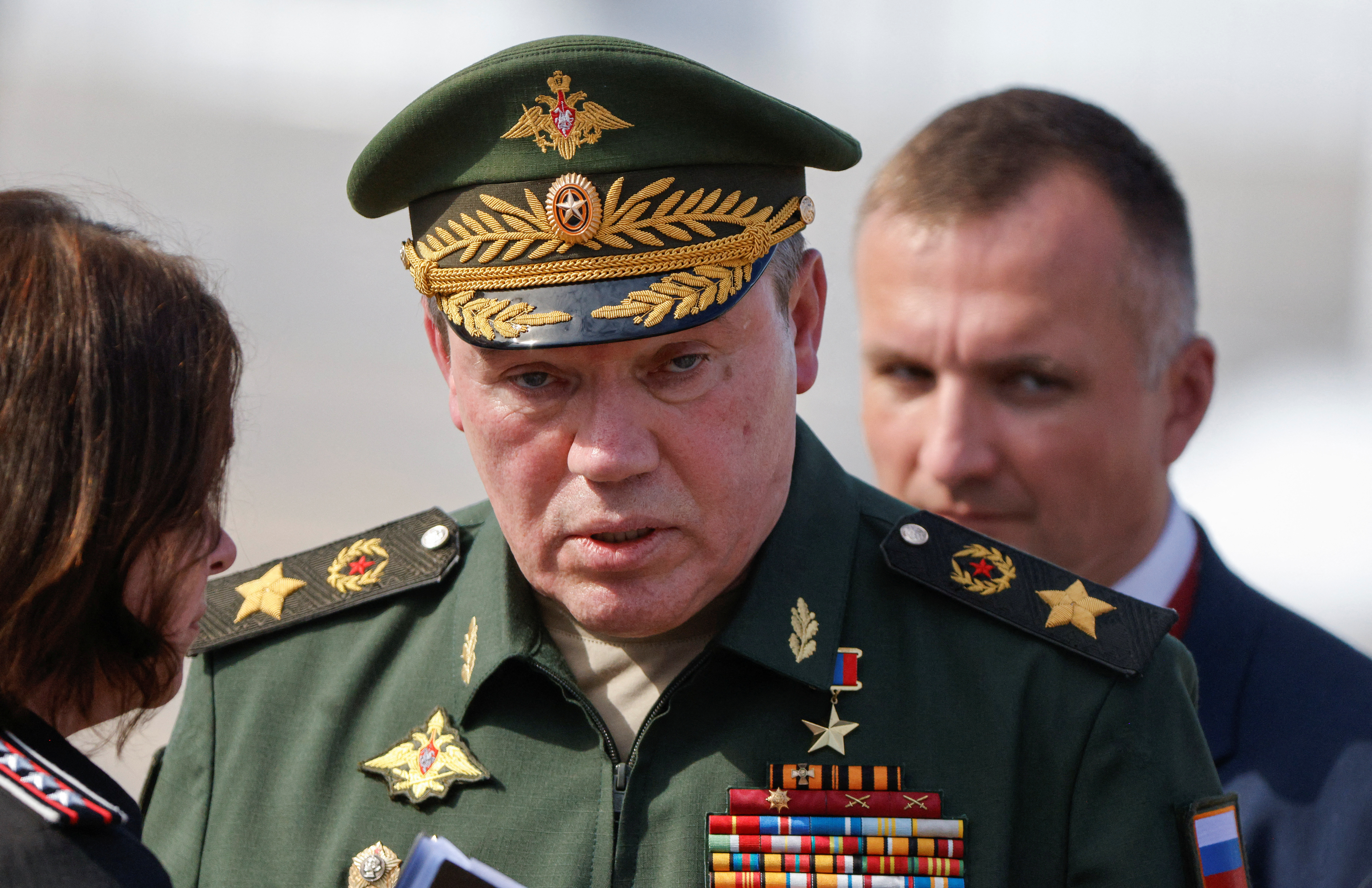 Chief of the General Staff of Russian Armed Forces Valery Gerasimov attends the international military-technical forum Army-2022 at Patriot Congress and Exhibition Centre in the Moscow region, Russia August 15, 2022. REUTERS/Maxim Shemetov