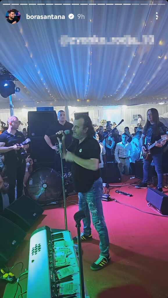 Aca Lukas,nastup Foto: Instagram/borasantana