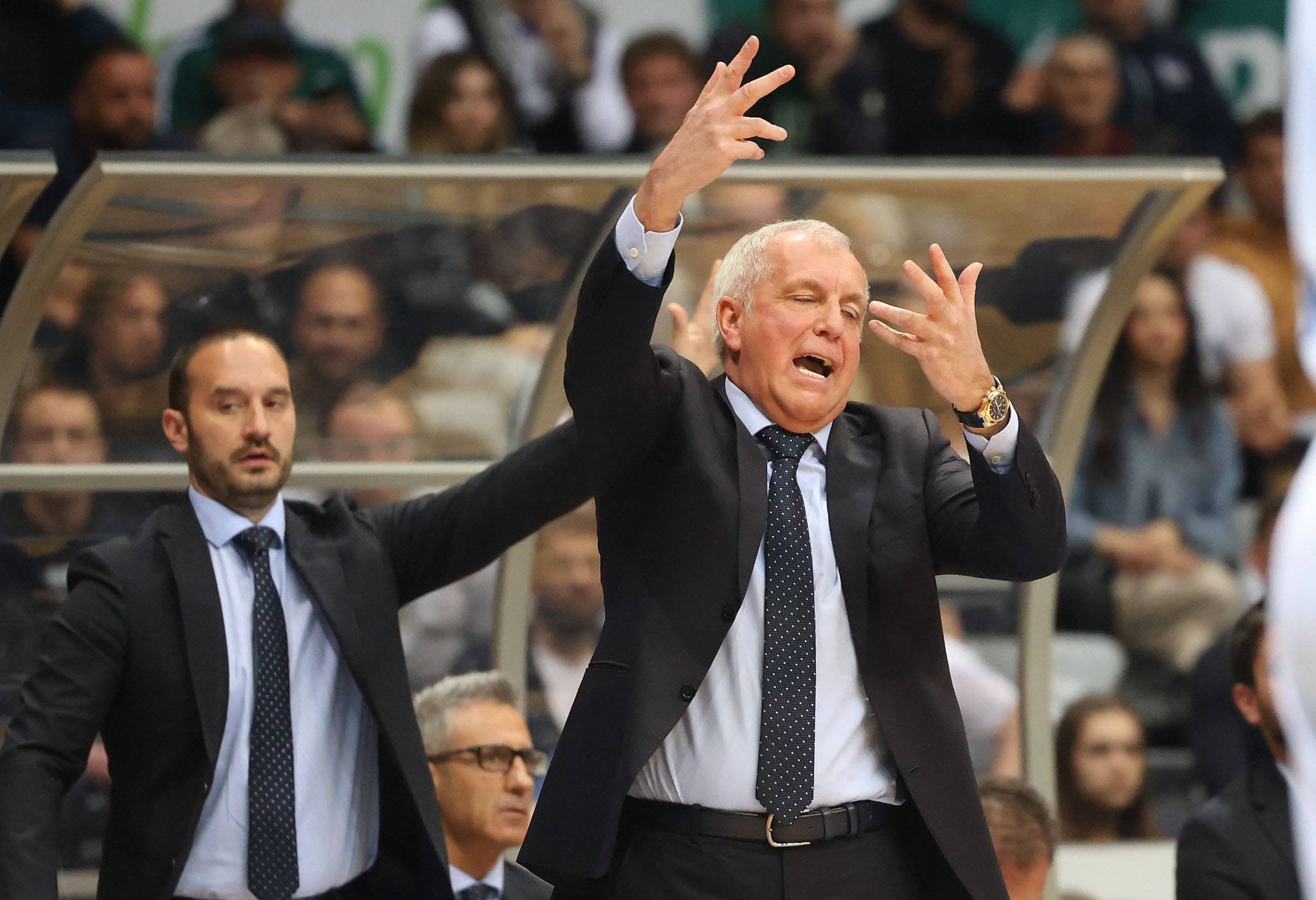 Zadar, 17.04..2023.. - Dvorana Krešimira Ćosića na Višnjiku. Utakmica 26 kola AdmiralBet ABA lige između KK Zadar i KK Partizan Mozzart Bet.
Foto: Zvonko KUCELIN/KK Zadar