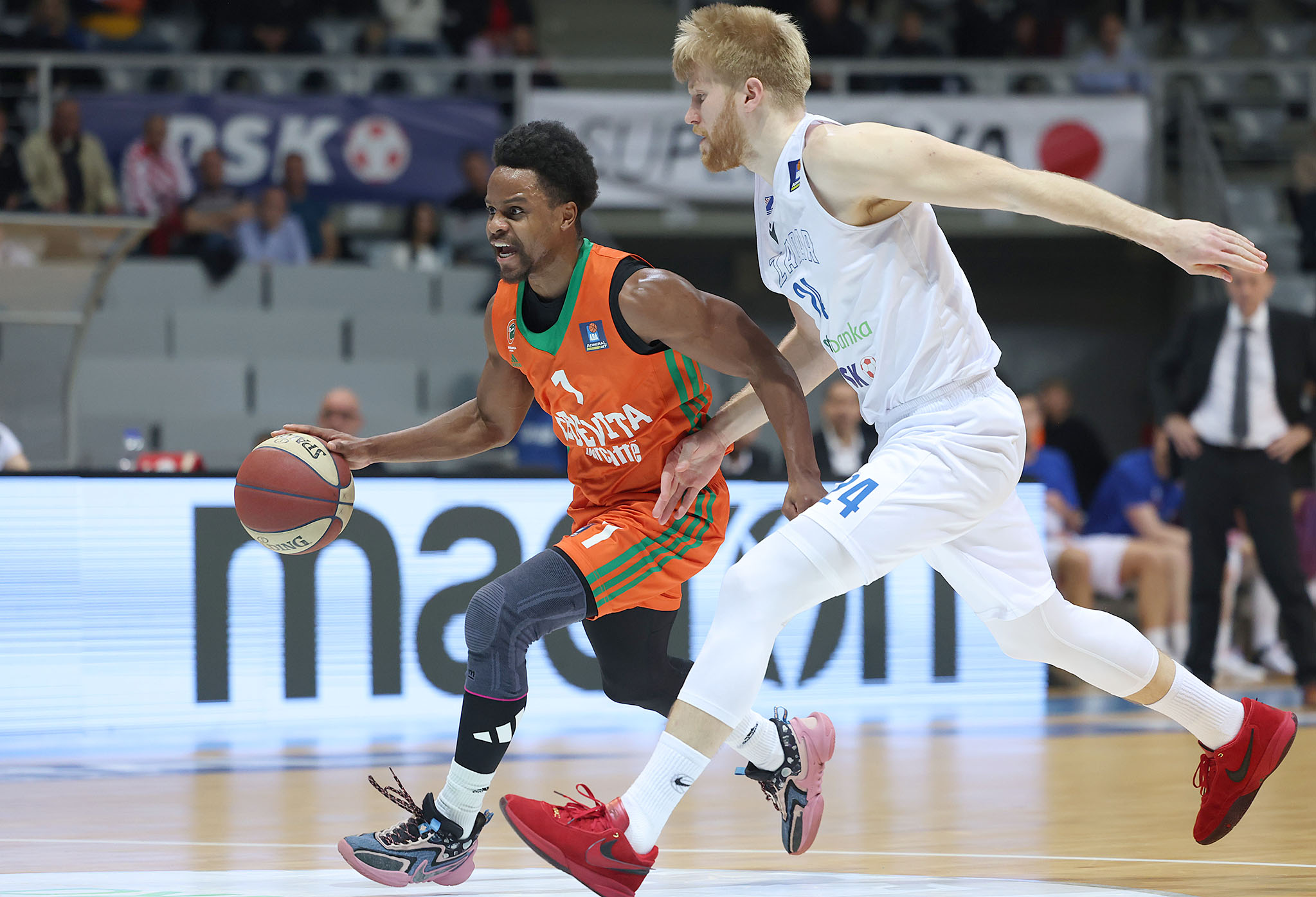 Zadar, 12.03.2023. - Dvorana Krešimira Ćosića na Višnjiku. Utakmica 21. kola AdmiralBet ABA lige između KK Zadar i KK Cedevita Olimpija
Foto: Zvonko KUCELIN/KK Zadar