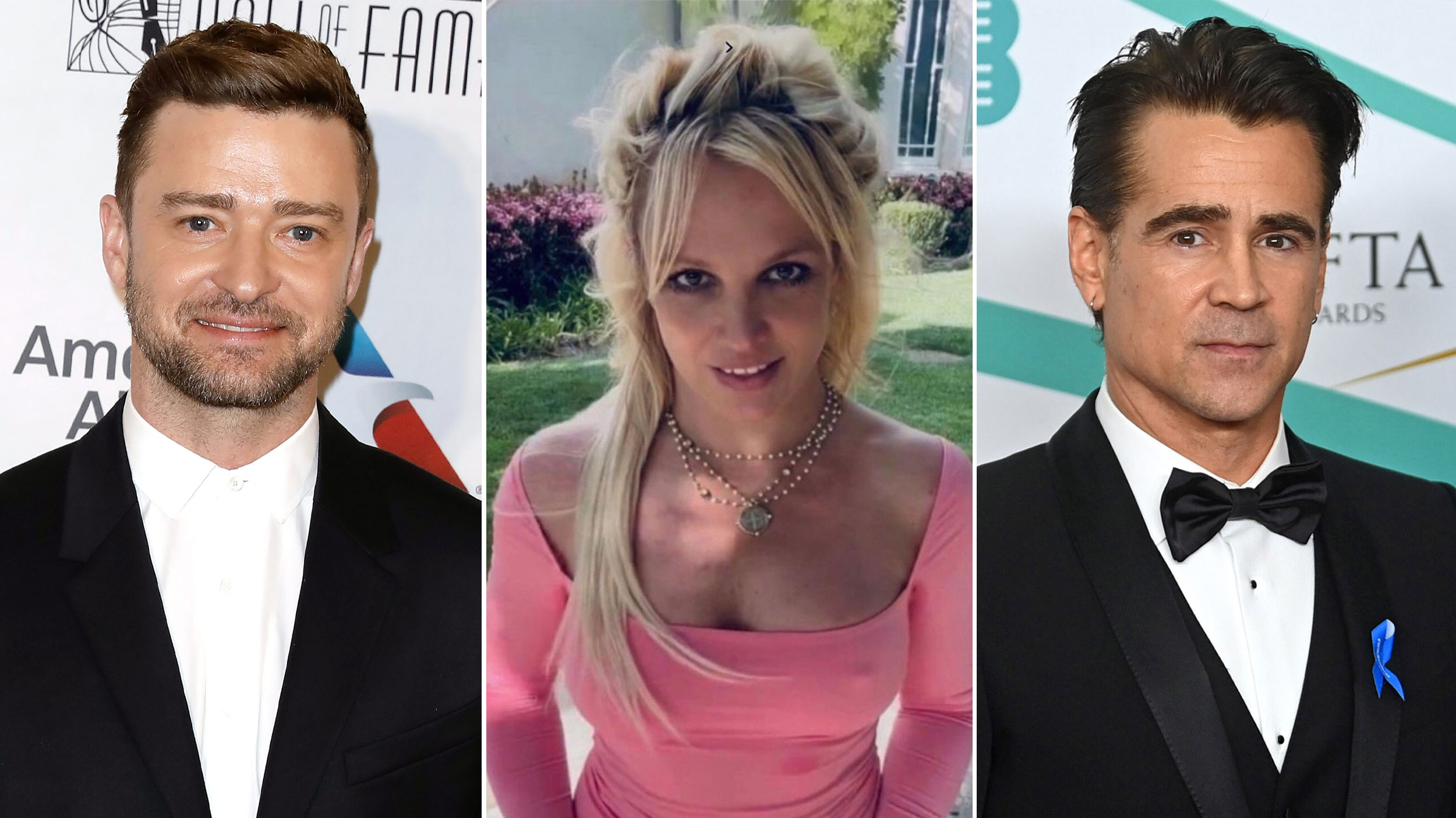 Džastin Timberlejk, Britni Spirs, Kolin Farel