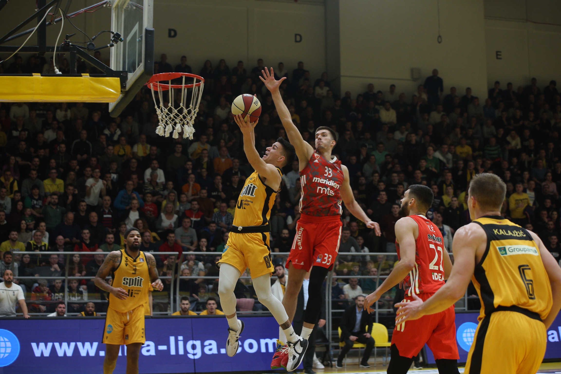 Split, Crvena zvezda, košarka, utakmica Foto: Split/Ivica Cavka