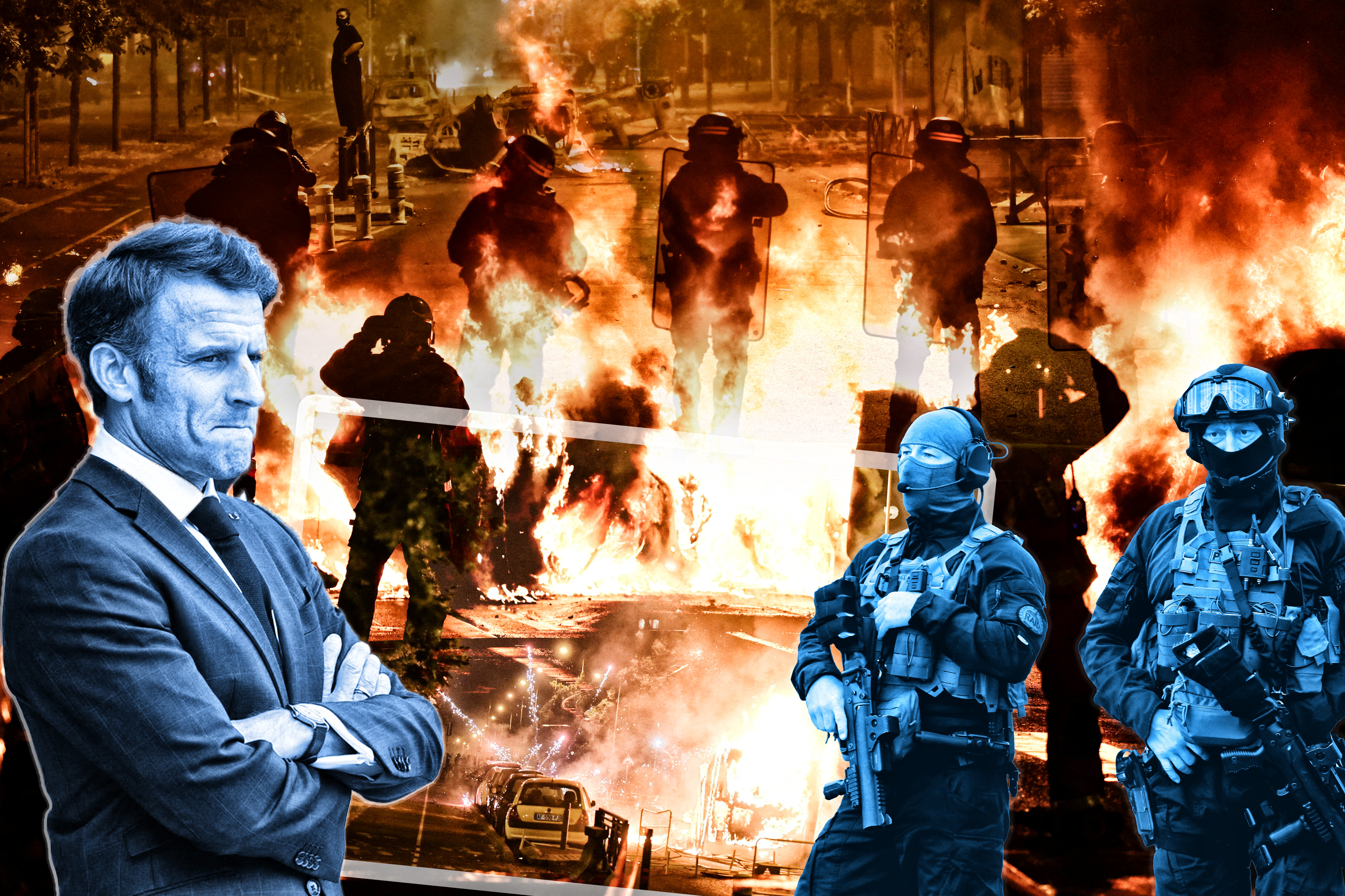 Riots after a teenager shot dead by police in Paris suburb