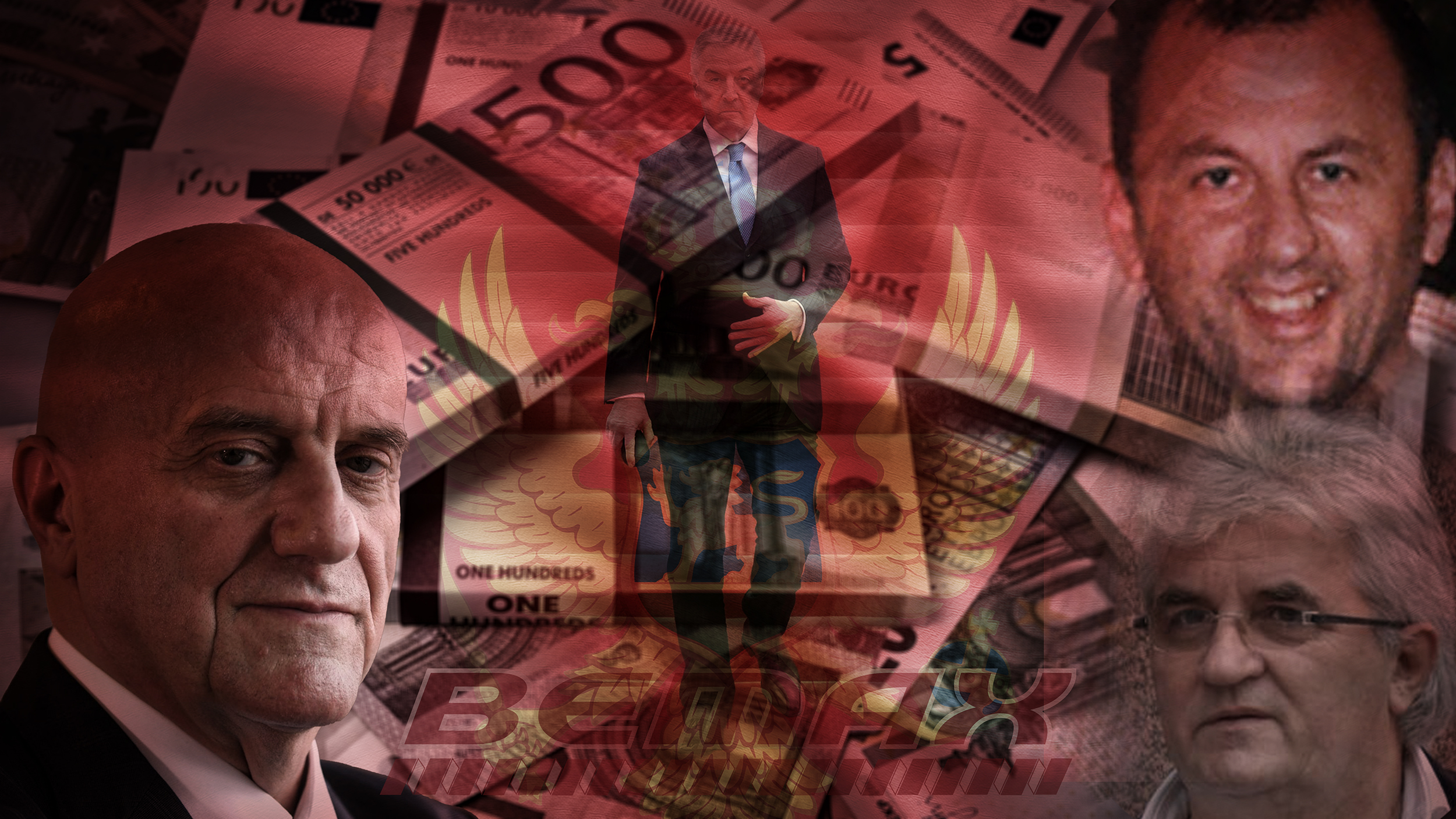 "Crna Gora u Skaj porukama"  Biznis - Ranko Ubović, Miodrag Daka Davidović, oznaka za Bemax, Žarko Radulović