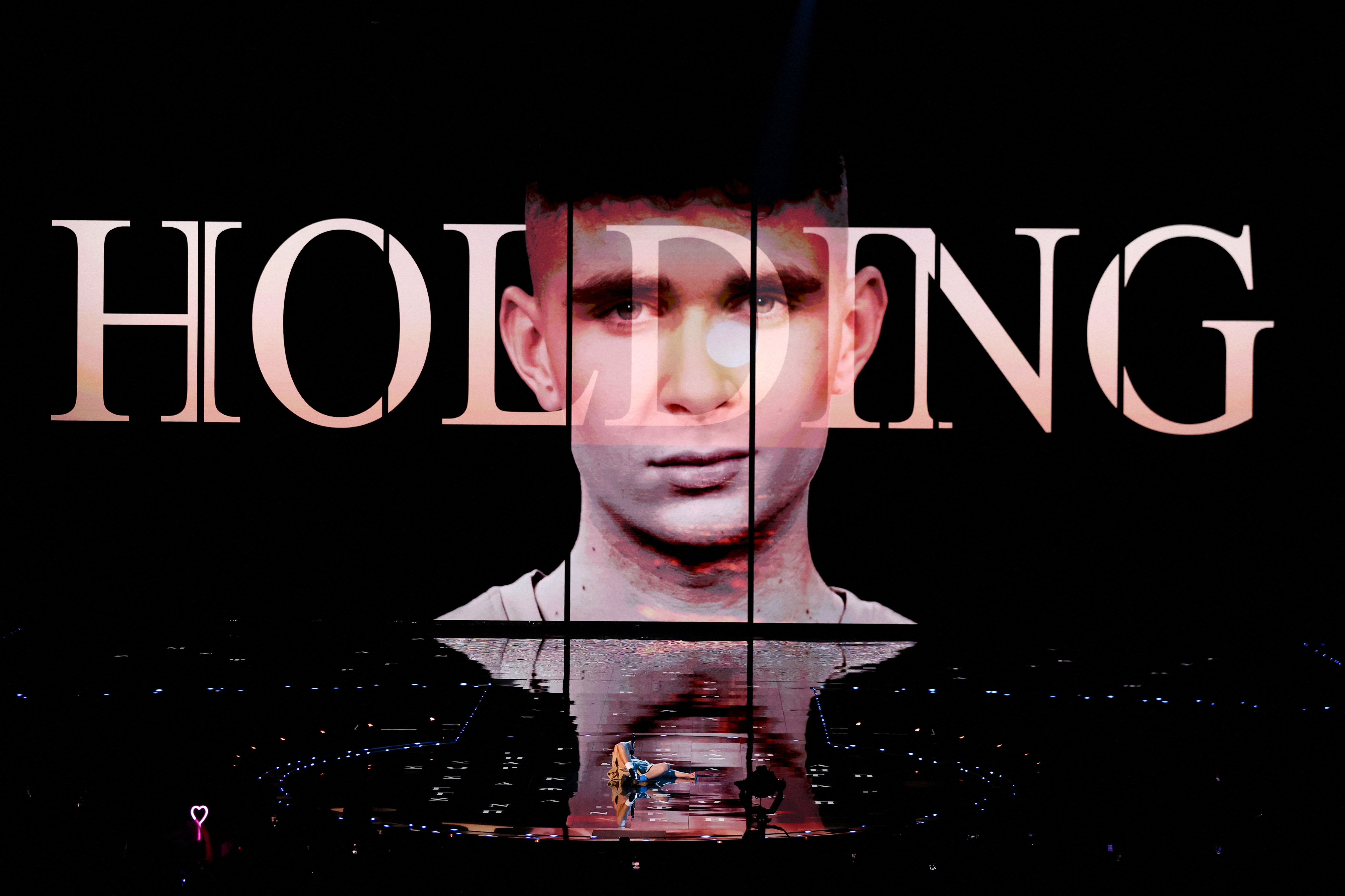Victor Vernicos from Greece performs during the second semi-final of the 2023 Eurovision Song Contest in Liverpool, Britain, May 11, 2023. REUTERS/Phil Noble