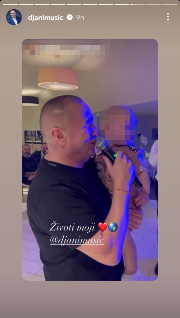 Radiša Trajković Đani, Djani, unuka, Foto: Instagram/djanimusic