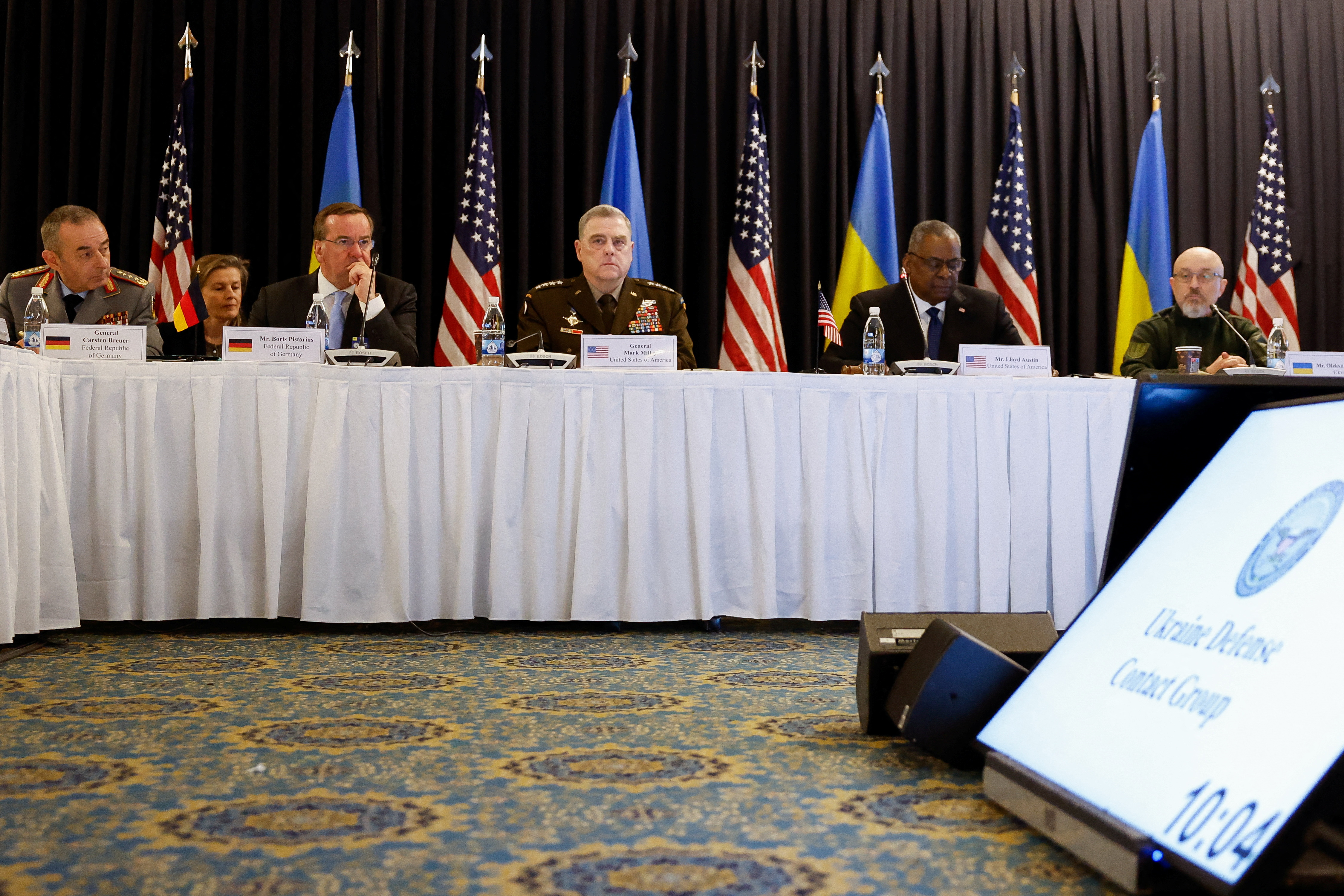 Ukraine Defense Contact group meeting at Ramstein U.S. Air Base