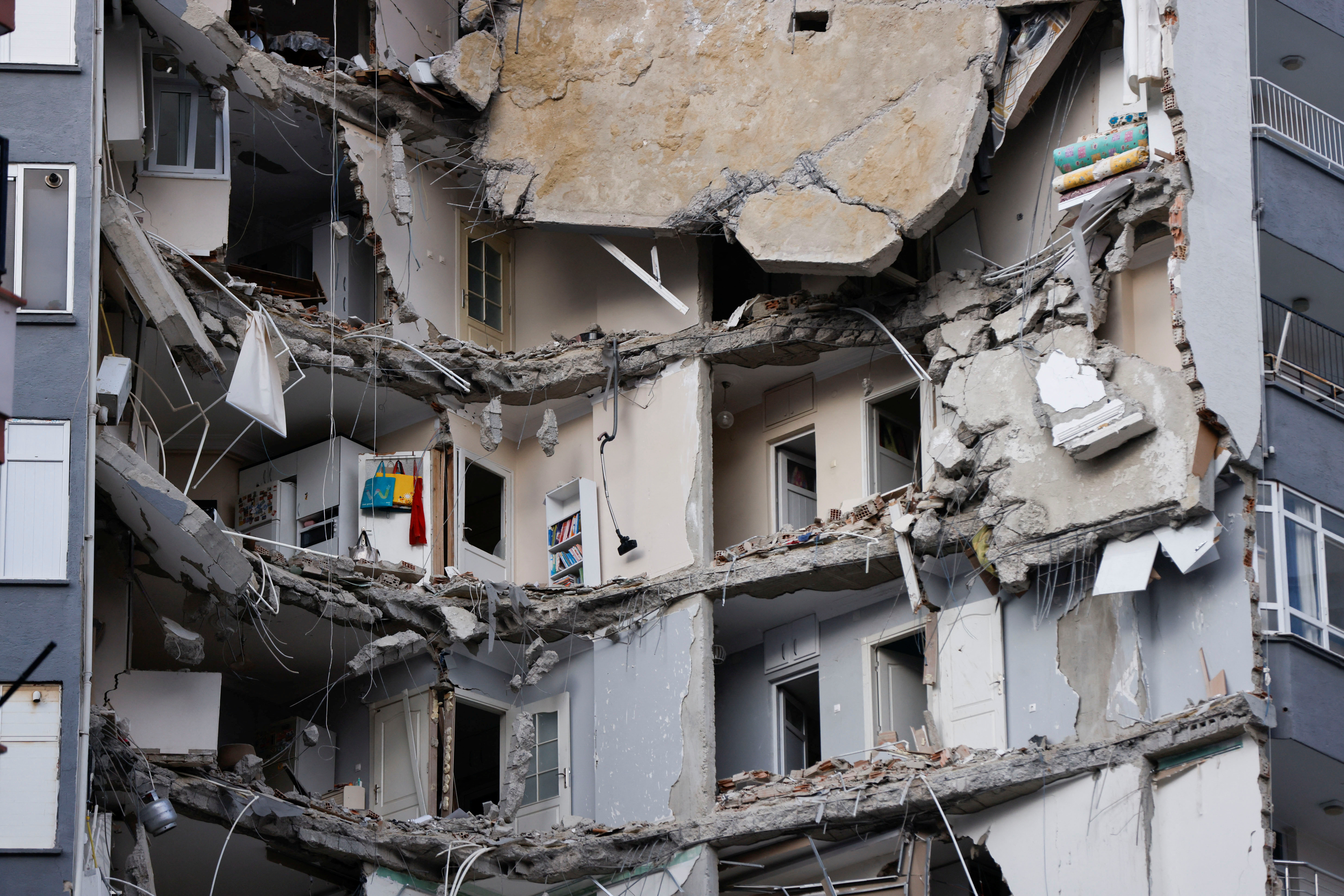 Aftermath of the deadly earthquake in Adana