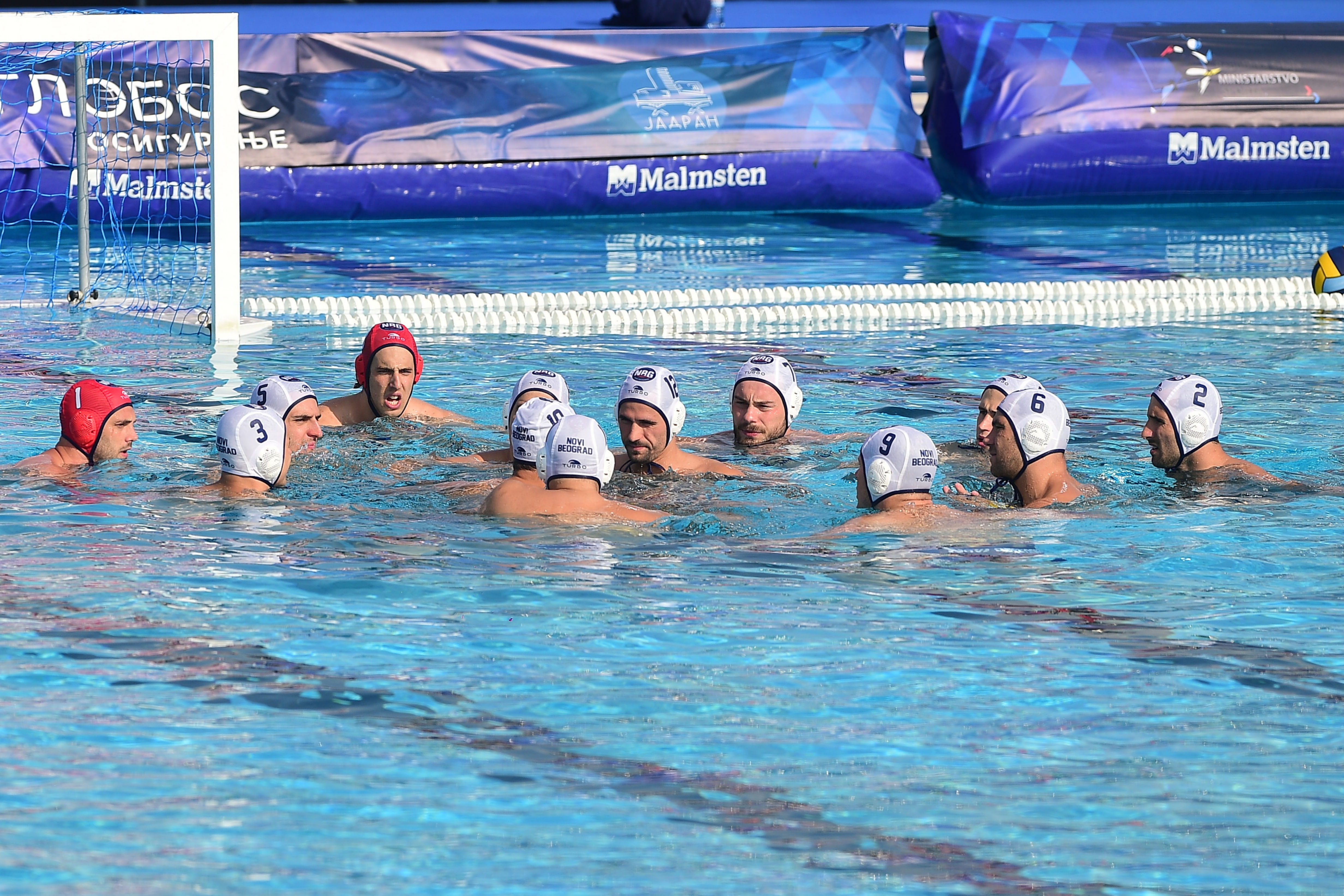 LEN waterpolo Champions League 2022/2023 Final 8 match between VK NOVI BEOGRAD – OLYMPIACOS PIRAEUS played at sc 11 April on 31.05.2023 in Belgrade, Serbia. (Photo by Dusan Milenkovic/Starsport.rs ©)