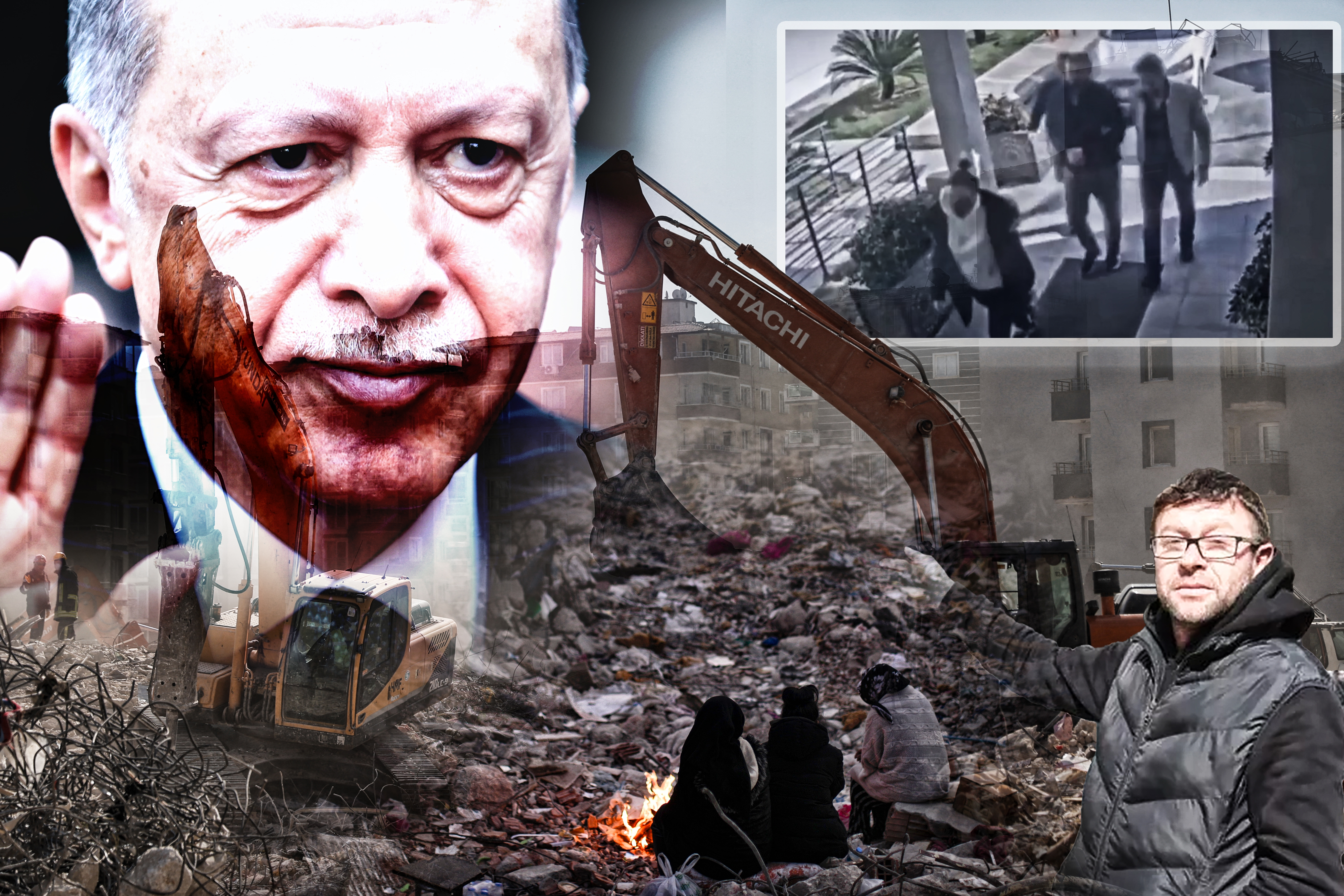 Rescuers work at the site of destroyed high-end building as rescue operations continue, in the aftermath of a deadly earthquake in Antakya, Turkey February 16, 2023. REUTERS/Maxim Shemetov