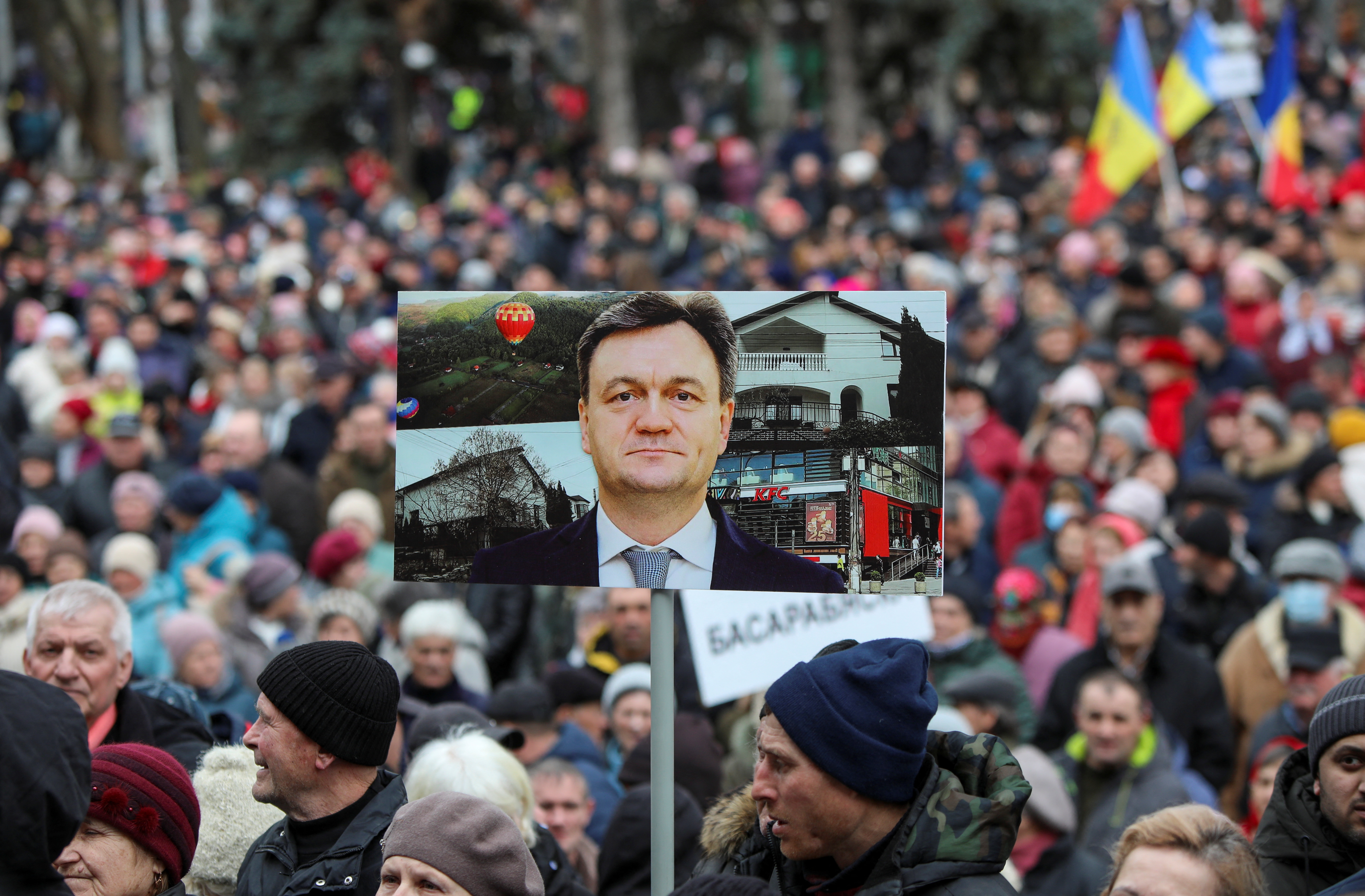 Opposition rally in Chisinau