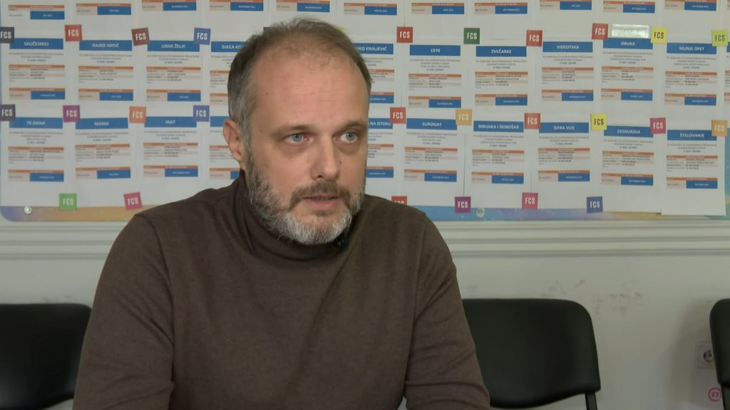 Gordan Matić, direktor Filmskog centra Srbije. Kad politika diktira kulturu, prilog, emisija Među nama, Medju nama Foto: Nova S