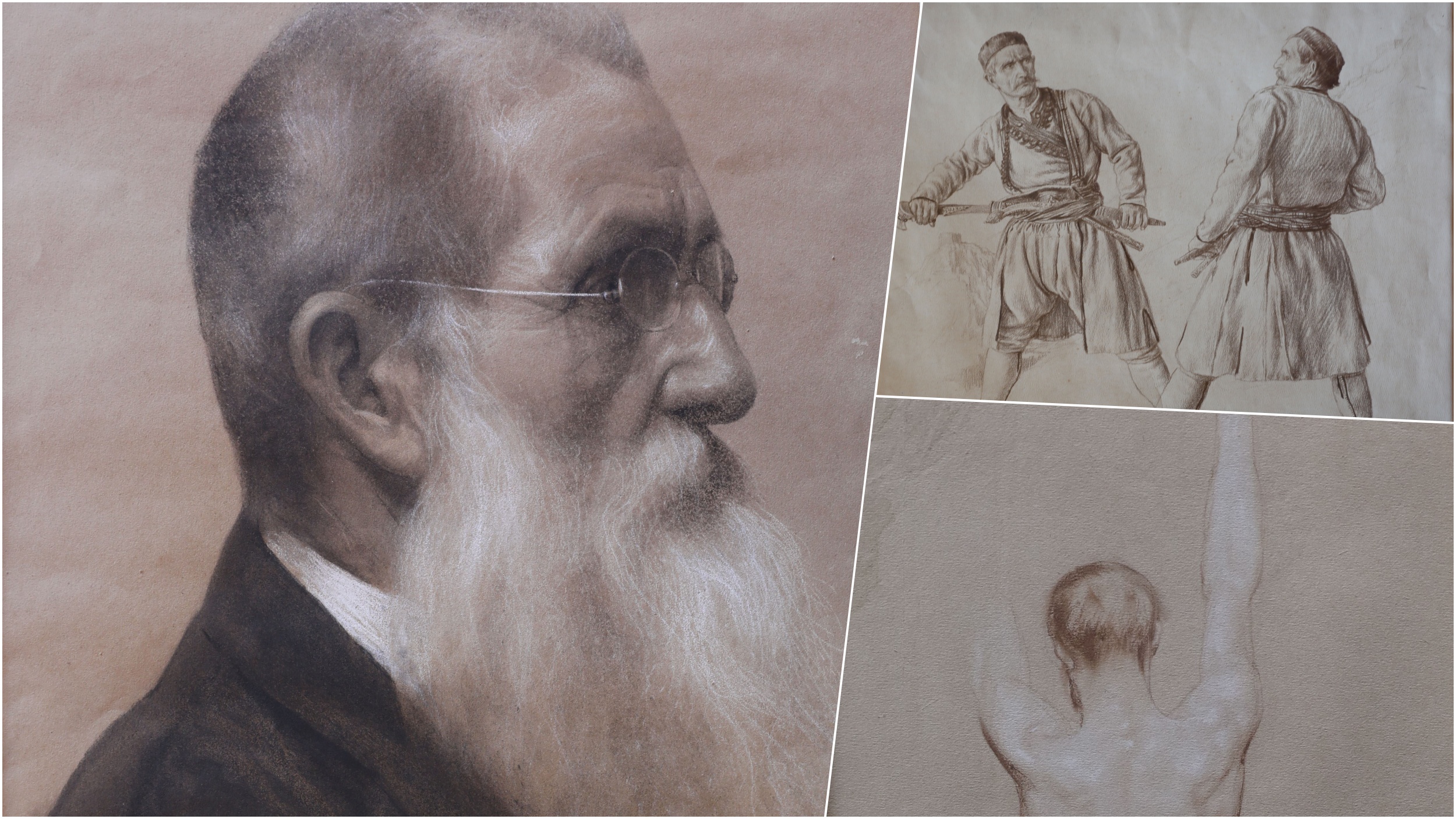 Kuća legata_Izložba „Korespondencije_ crteži Ilije Šobajića