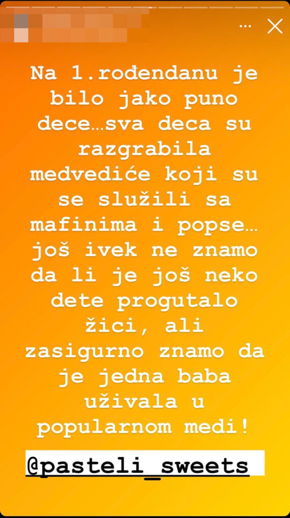 Metalna Žica, medvedići, mafini, Dete progutalo žicu na rodjendanu u mafinu